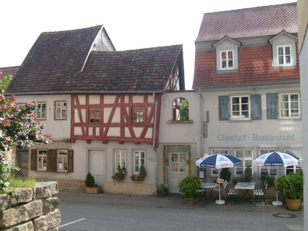 Gasthof Blauer Bock Schwaebisch Hall Exterior photo